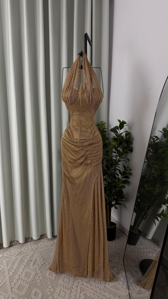 فستان شبك فصوص