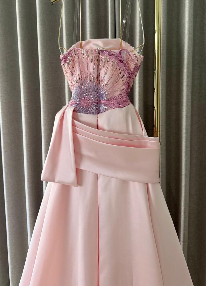 Tulle embroidered dress Mikado