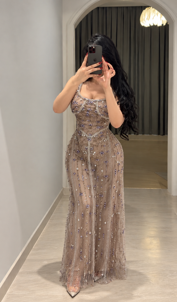 فستان خرز فصوص باربي