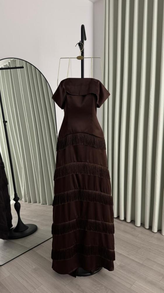 Barbie dress with fringe