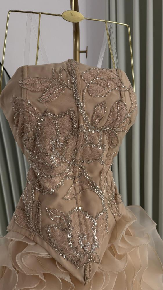 Evening dress organza