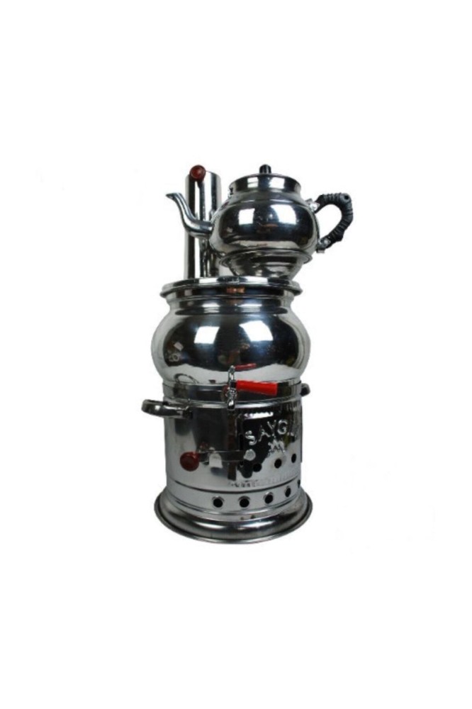 Wood and charcoal samovar