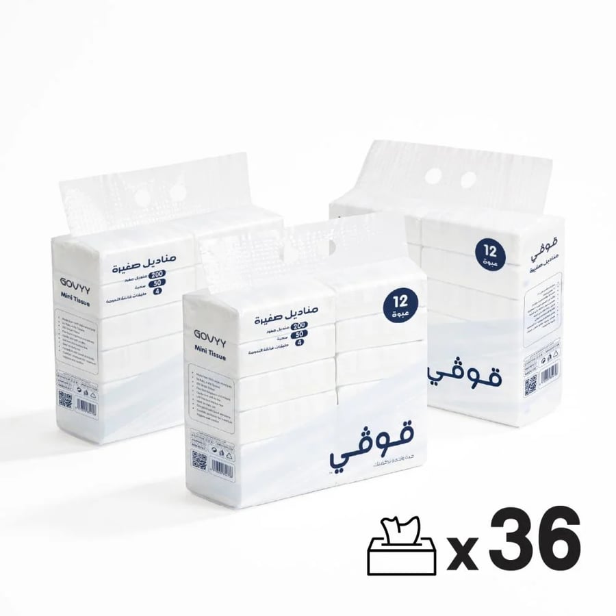 بكج 36 عبوة مناديل ميني