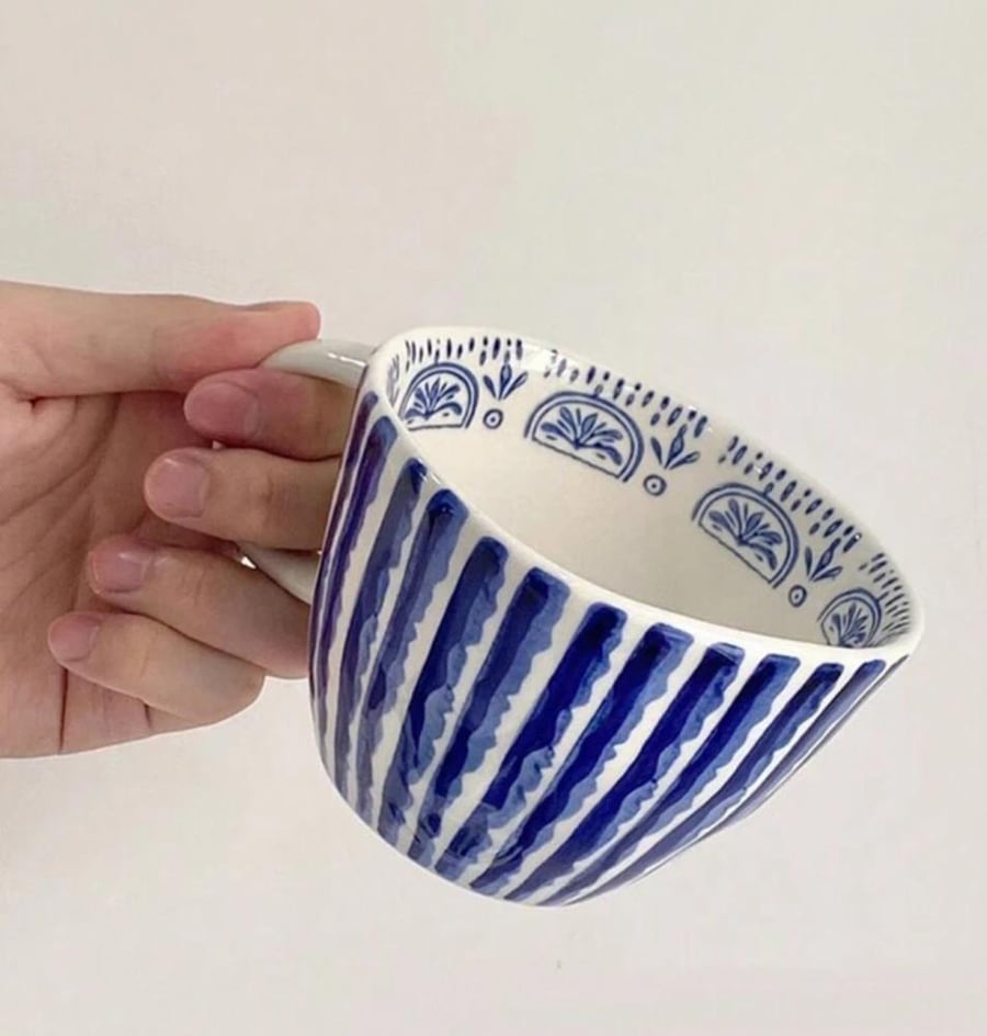 Hand-carved cup