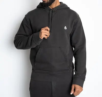 Apex Washed Hoodie-BLACK