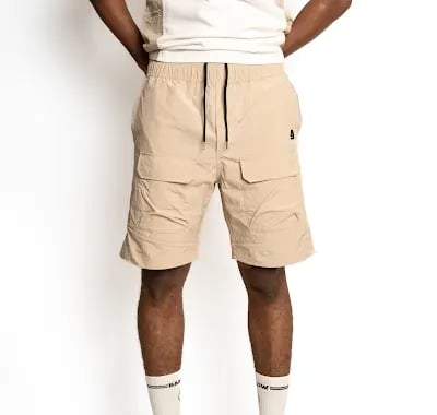 Gale Baggy Convertible Pants-KHAKI
