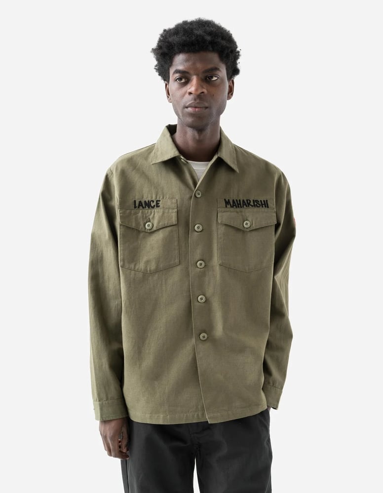 7149PanthernL|S Utility shirt-OLIVE
