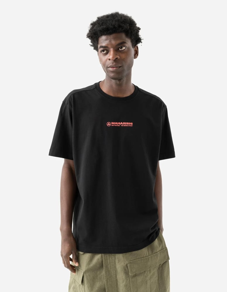 2201Sno Panters Snowboard T-shirt-BLACK