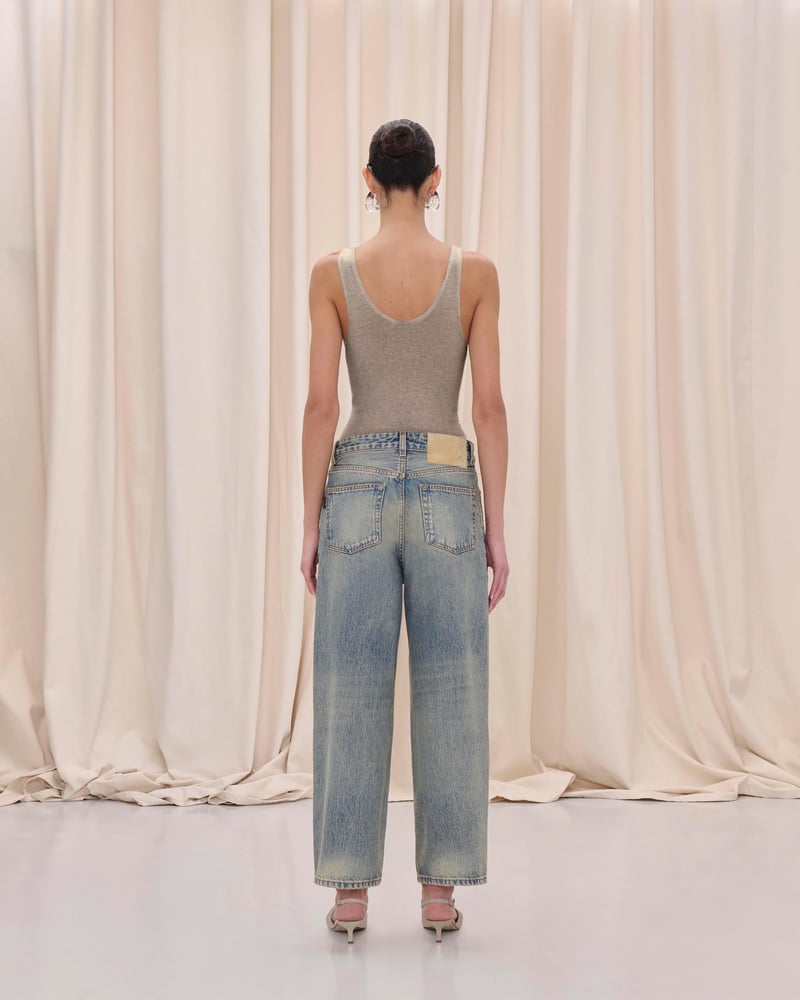 TROUSERS-BONNIE-EARTH BLUE