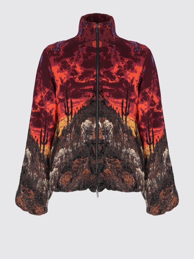 KNITTED BOMBER-160-MULTICOLOR