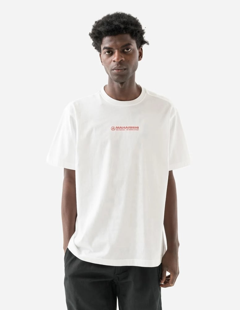 2201Sno Panters Snowboard T-shirt-WHITE