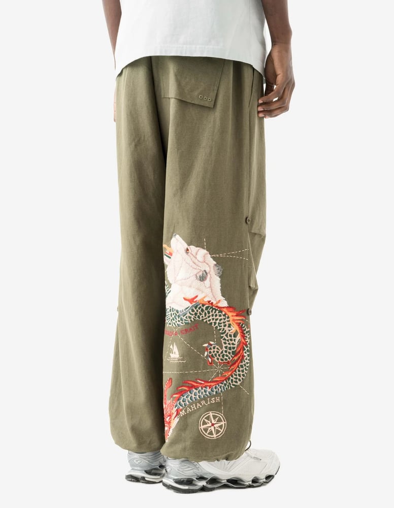 7087The Bering Strait Loose Snopants-OLIVE