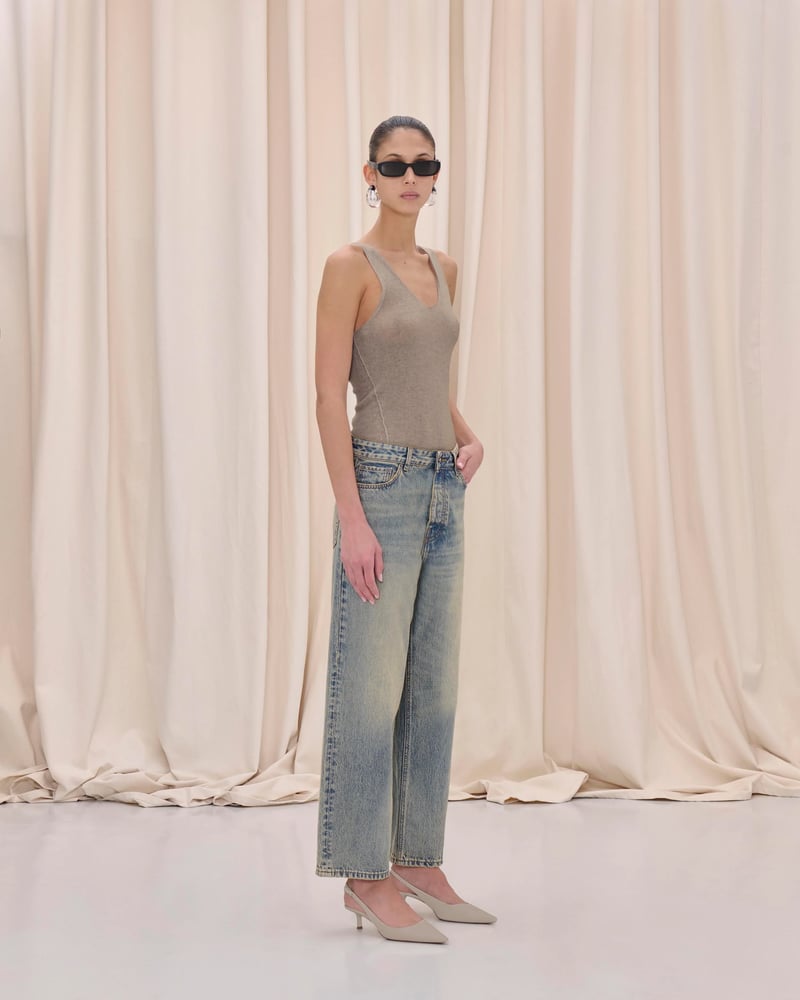 TROUSERS-BONNIE-EARTH BLUE
