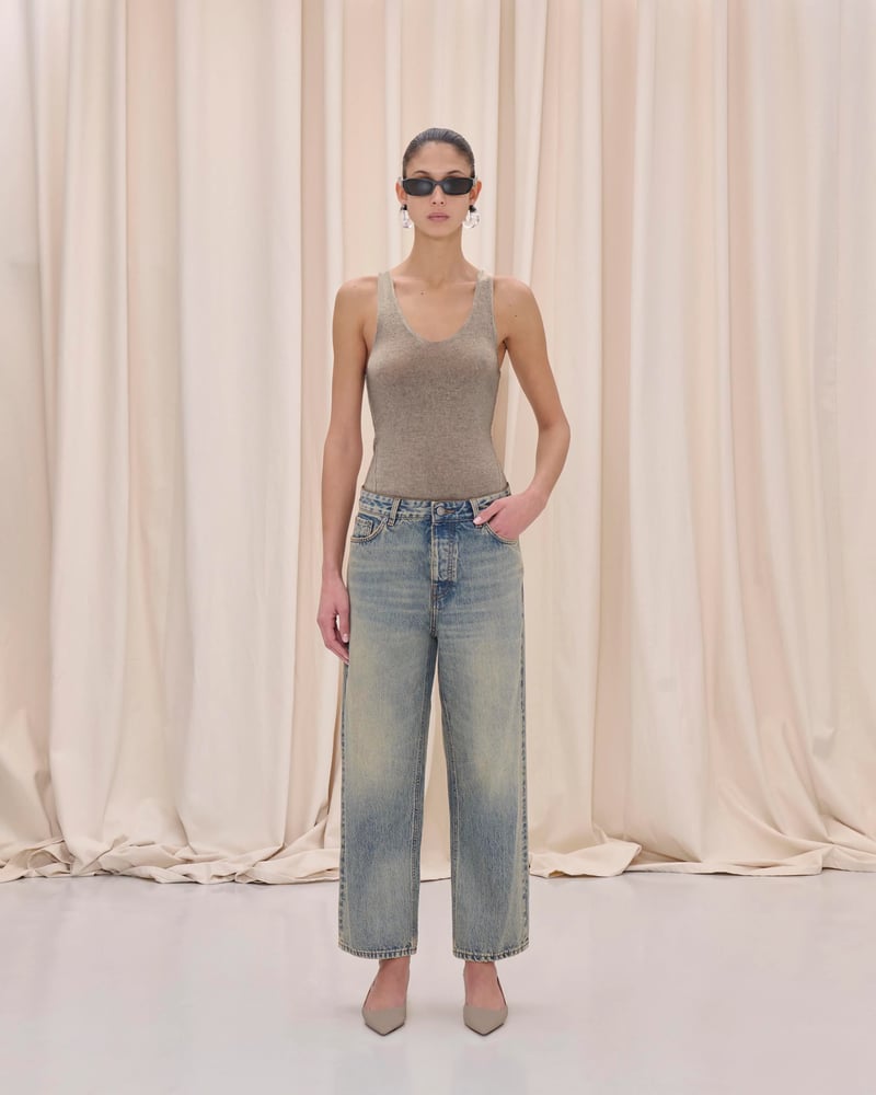 TROUSERS-BONNIE-EARTH BLUE