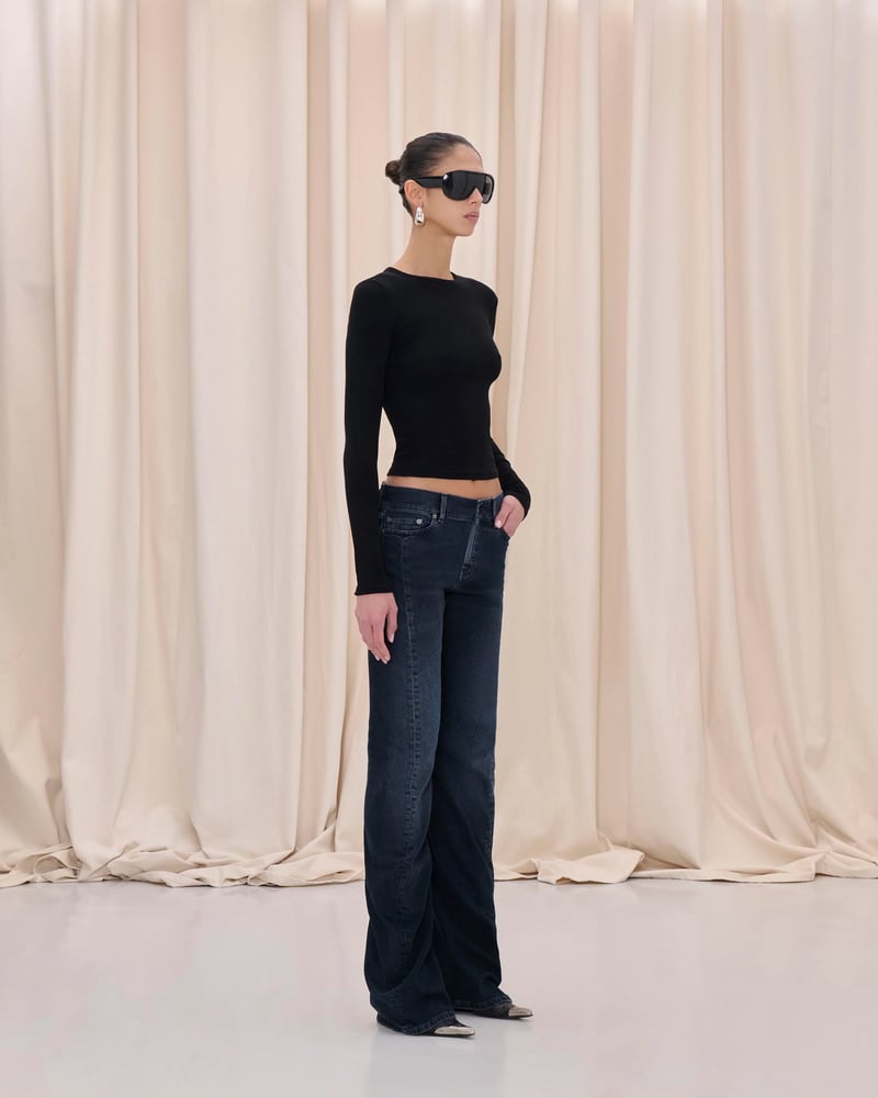 TROUSERS-GERY-BLACK MOON