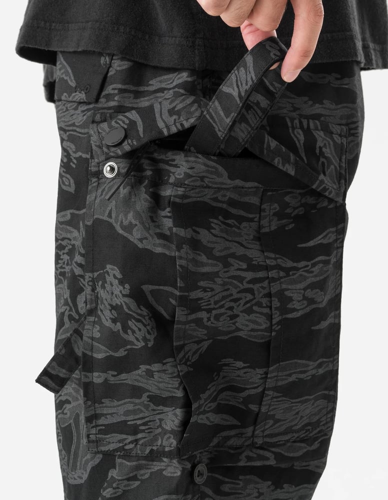 7146Bonsai Tigerstripe Loose Snopants-NIGHT