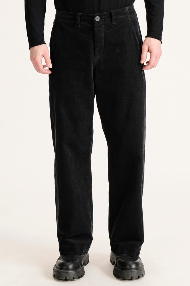 Wide-fit trousers125-BLACK