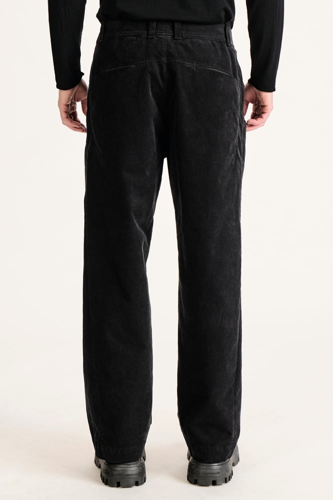 Wide-fit trousers125-BLACK