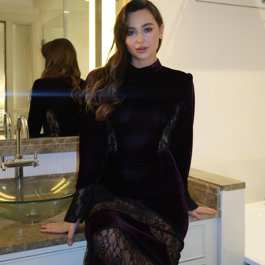 Violet dress