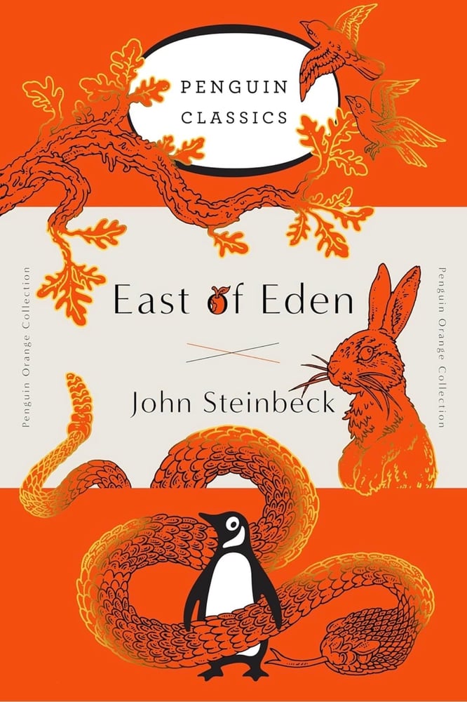 East of Eden-John Steinbeck Penguin Orange Version
