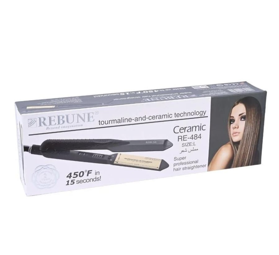 Hair straightening ribbon 50 watts model RE-484