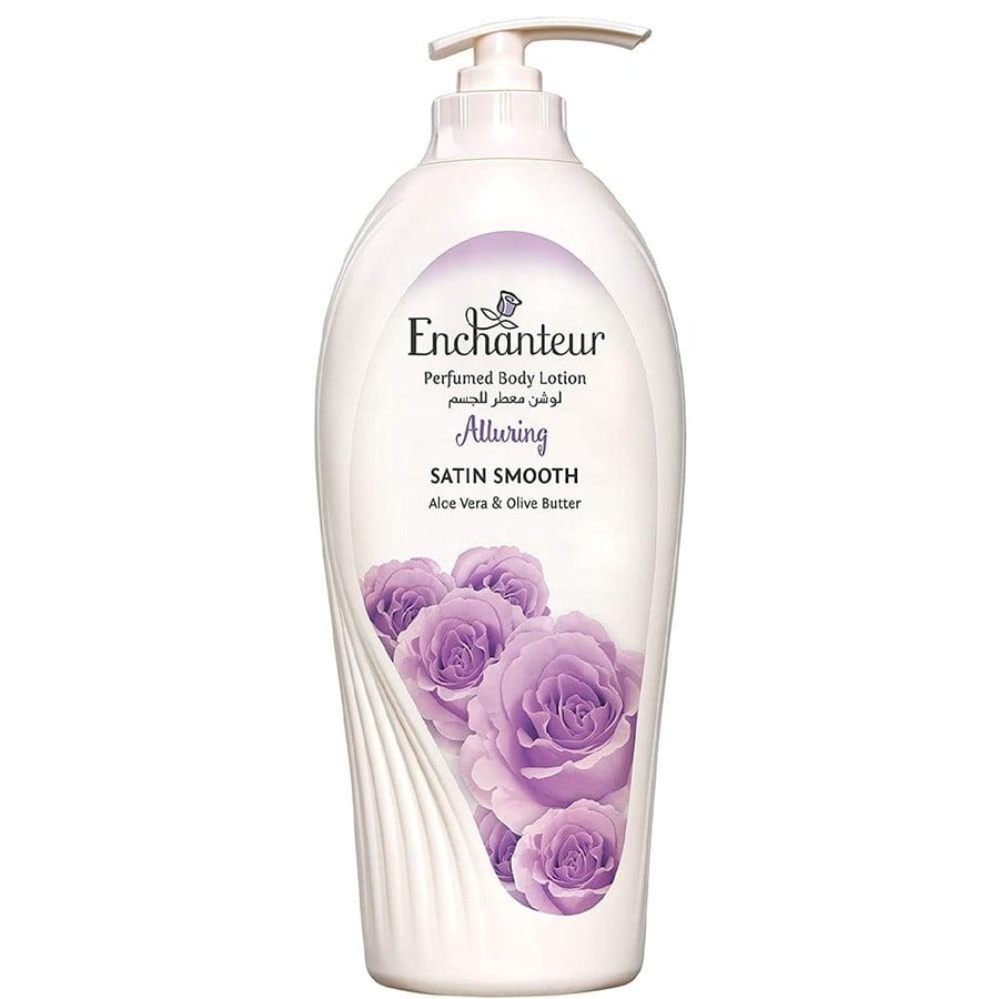 Enchanteur 500ml body perfume lotion.