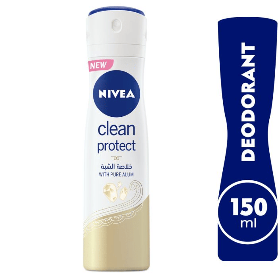 Nivea Clean Protect Aluminum Sulfate Extract 150 ml Spray