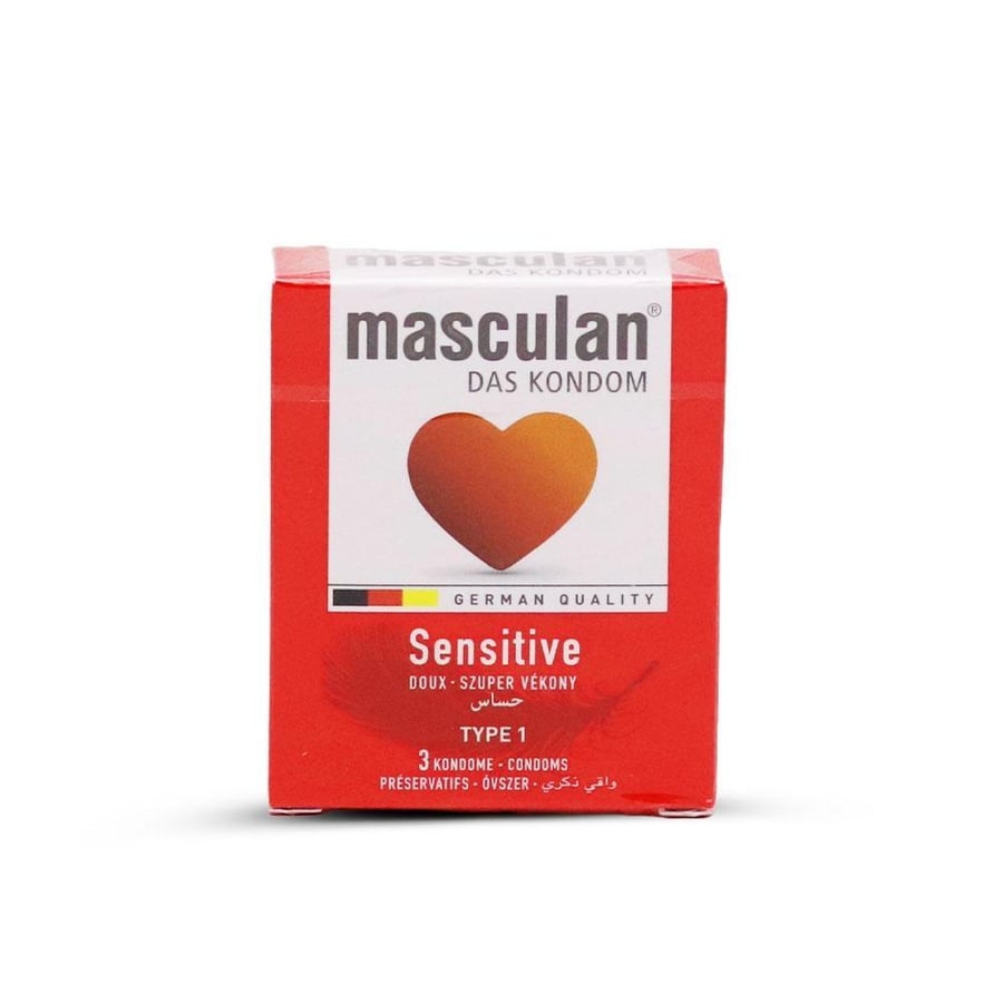 Masclon sensitive male protection 3 pieces