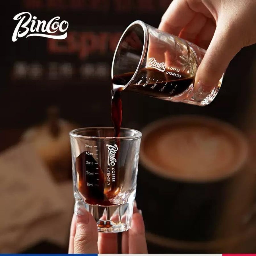 كوب اسبريسو شفاف 50ml من شركة -Bincoo