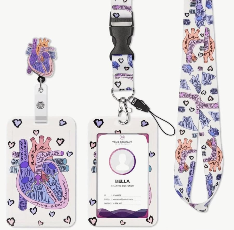 Cardio Badge holder set