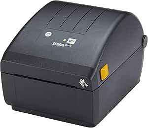 طابعة ملصقات زيبرا ZD220 باللون الأسود