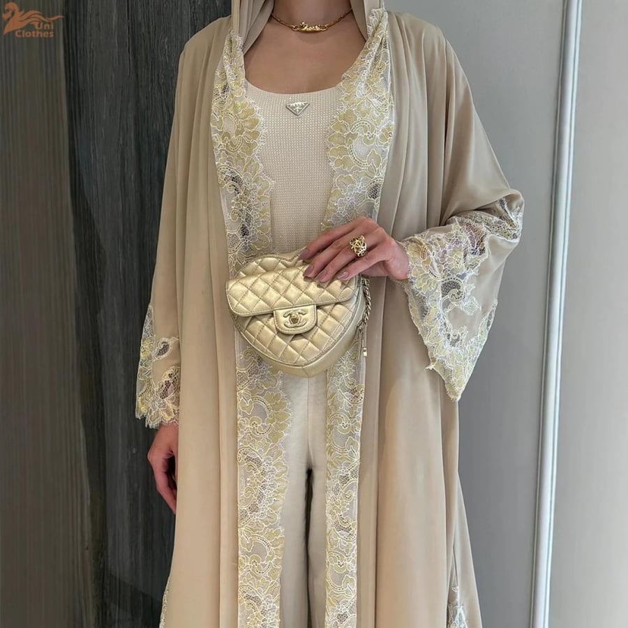 كارديجان أنيق بزخارف زهرية