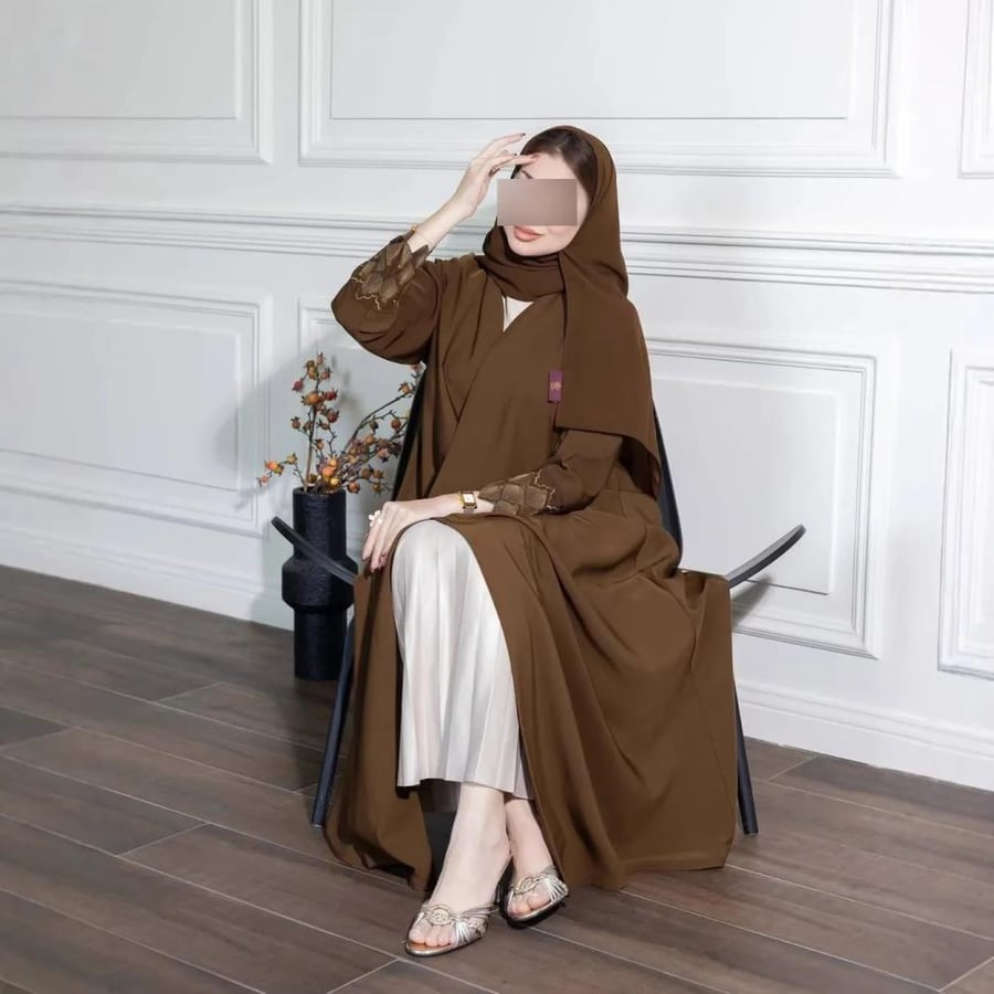 عبايات نسائية مفتوحة للعيد
