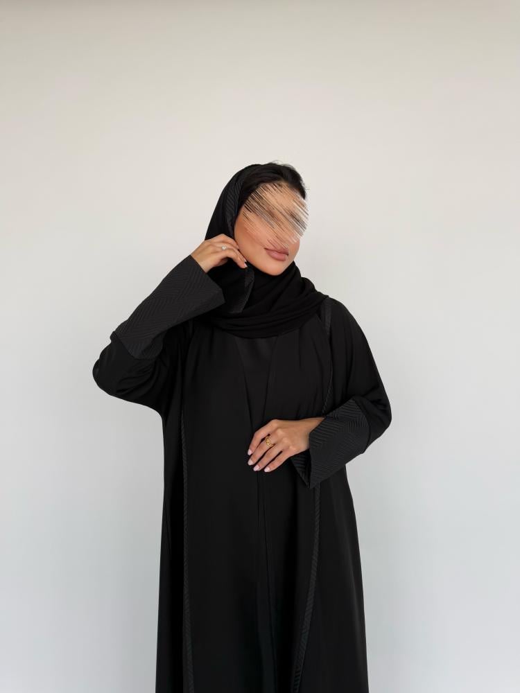 عباية نص كلوش كريب انترنت كوري