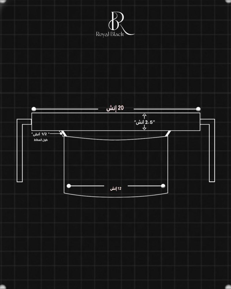 Short, slanted elastic niqab