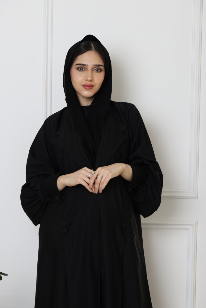 عباية رويال كريب مقلم