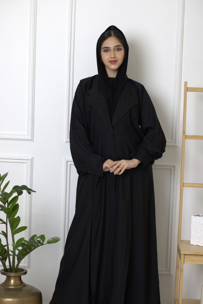عباية رويال كريب مقلم