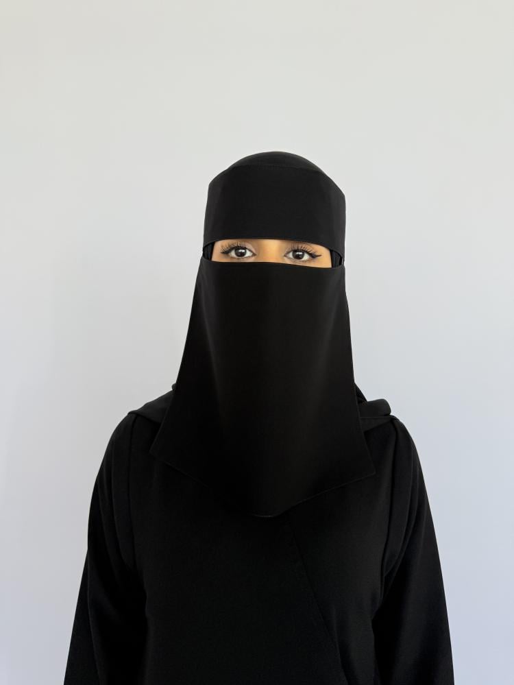 Niqab 2 elastic