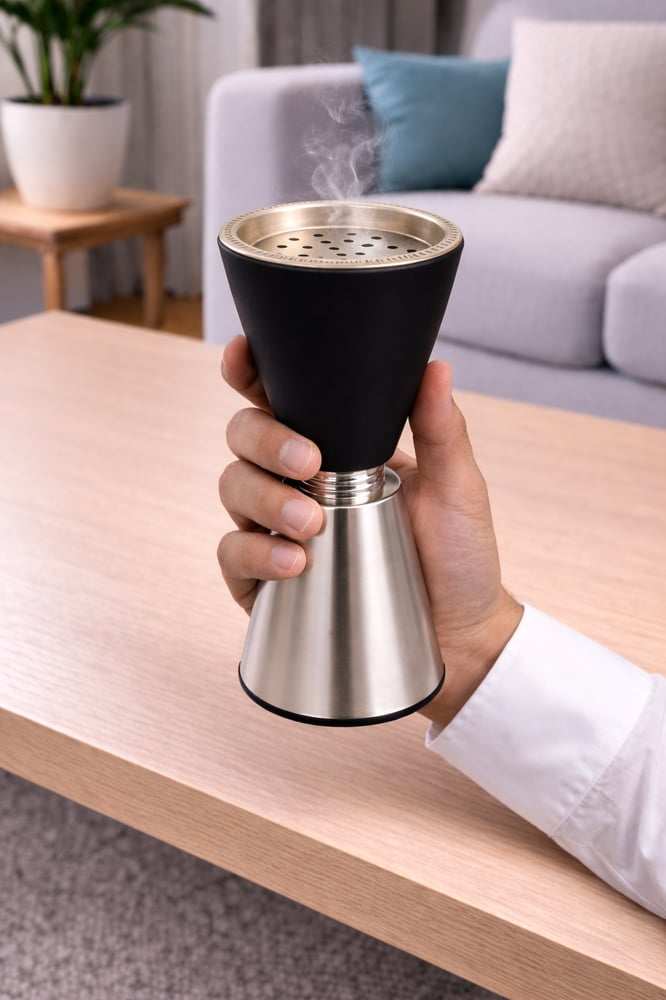 Elegant incense burner with modern design – a masterpiece that adds luxury to the place