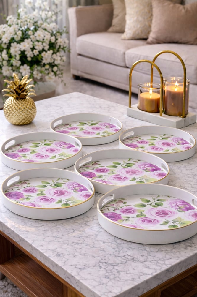 Serving tray set 6 pieces – luxury that enhances your hospitality