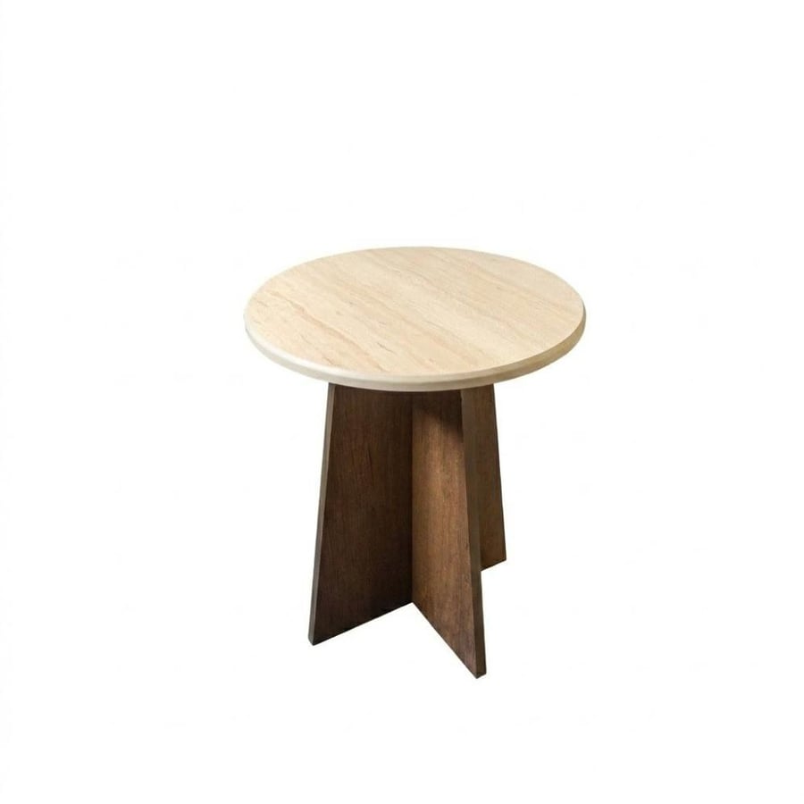 Luxury wooden serving table with a wide, thick surface and a sturdy base - for a beautiful and comfortable coffee session