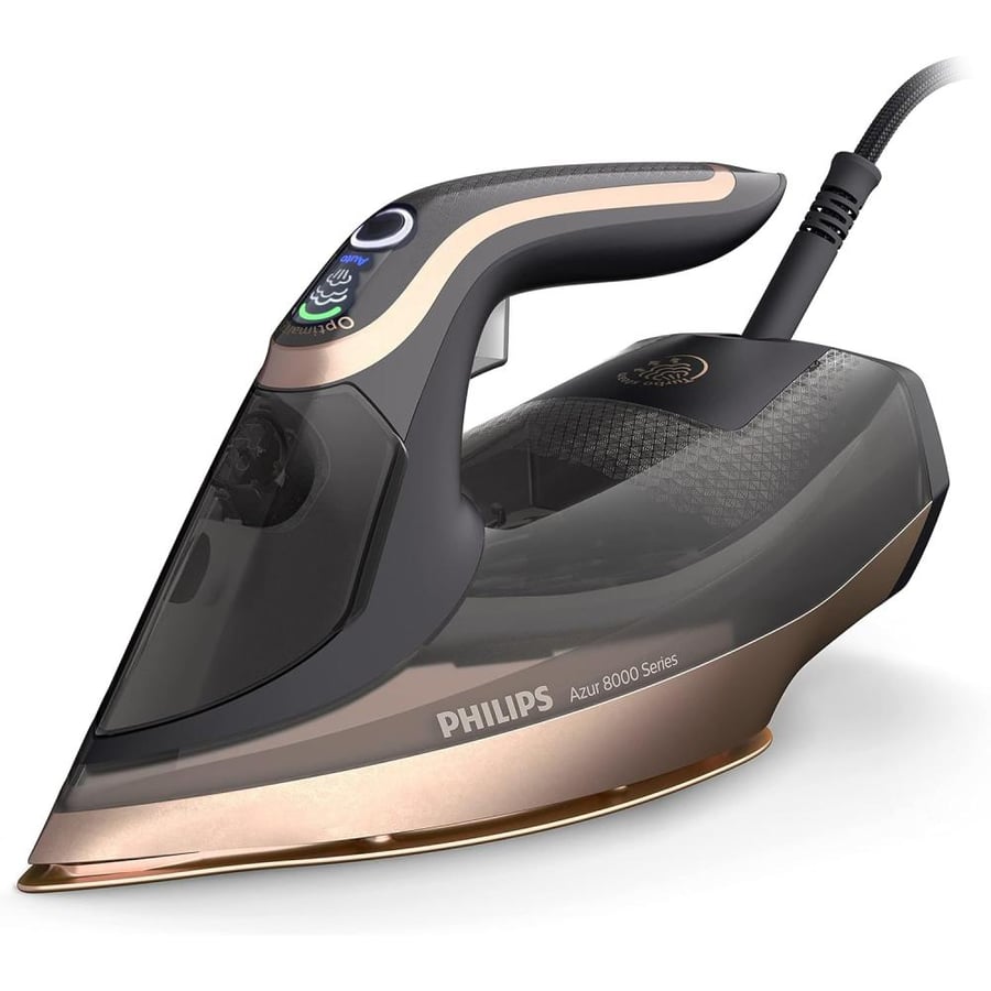 Philips Azur 8000 Series Steam Iron 3000W 90g/min 260g Steam Boost Black – DST8041/86