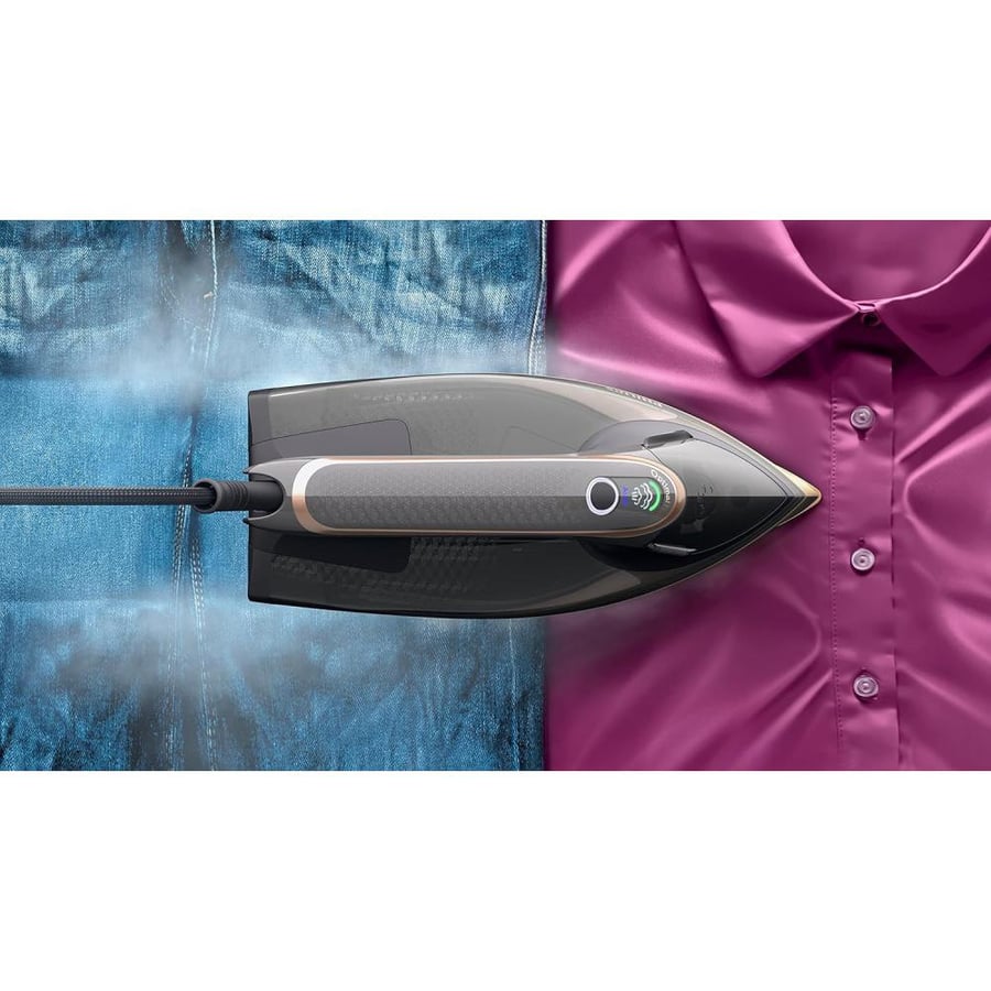 Philips Azur 8000 Series Steam Iron 3000W 90g/min 260g Steam Boost Black – DST8041/86