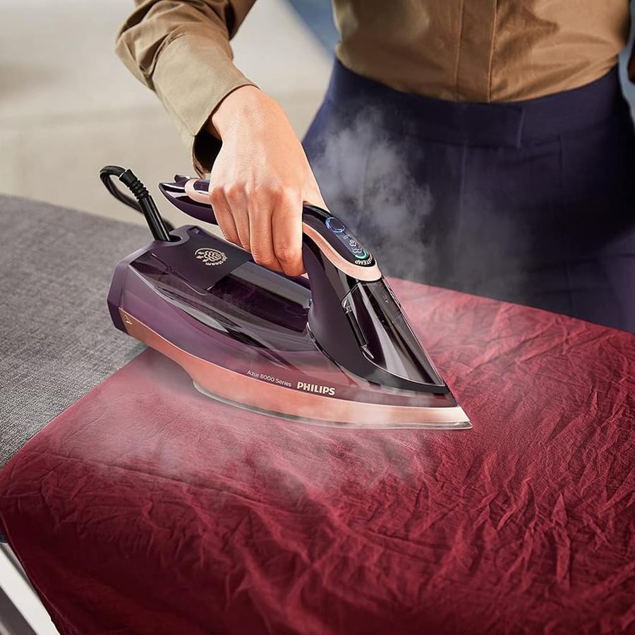Philips Azur 8000 Series Steam Iron 3000W 90g/min 260g Steam Boost Black – DST8041/86