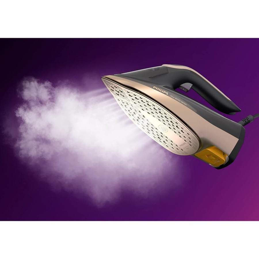 Philips Azur 8000 Series Steam Iron 3000W 90g/min 260g Steam Boost Black – DST8041/86
