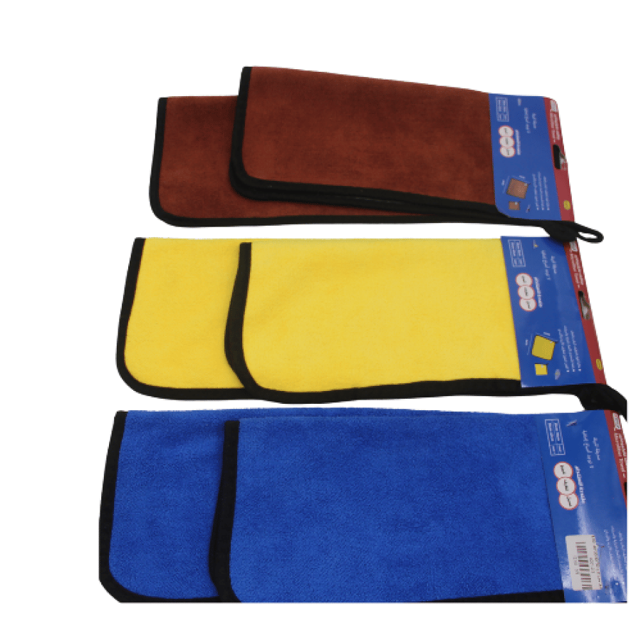 Car cleaning towel in small size and large size for better control one piece tighten the piece two pieces