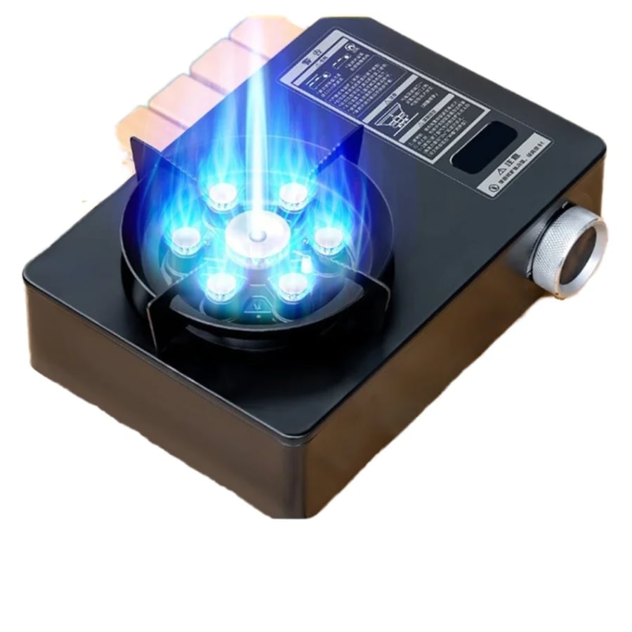 Travel stove with 7 burners