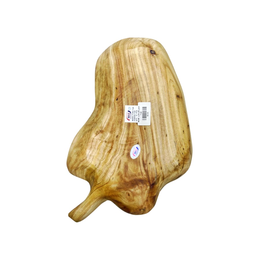 Healthy wooden plate