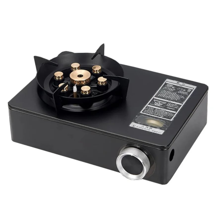 Travel stove with 7 burners