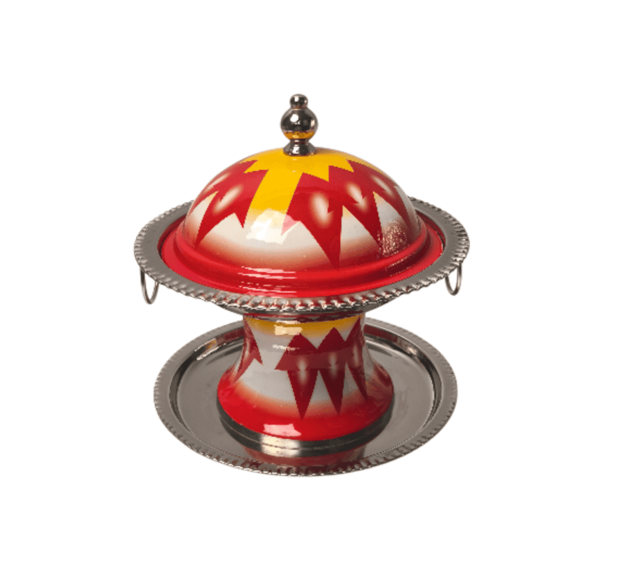 Red stainless steel date palm